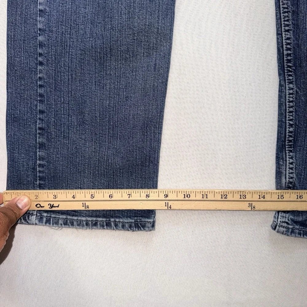 Levi's Men Blue Jeans 505 Denim Distressed Casual Size 36X32